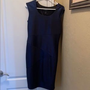 Metallic Blue Dress